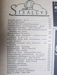 Kotiliesi 1937 nr 23, kansikuva Martta Wendelin, Laki turvaa kotirauhan, Murtaako koulu elintarmon?, Kuihtuuko kansamme luova käsityötaito?, Rakkaita leluja, ym.