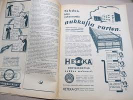 Kotiliesi 1937 nr 9, kansikuva Äitien juhlapävänä, Vanhuuden turvaa kaikille, Säännöllinen rytmi elämällemme?, Messuilta, Äitienpäivän äiti, Minna Canth, ym.