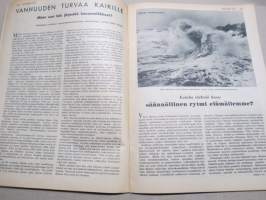 Kotiliesi 1937 nr 9, kansikuva Äitien juhlapävänä, Vanhuuden turvaa kaikille, Säännöllinen rytmi elämällemme?, Messuilta, Äitienpäivän äiti, Minna Canth, ym.