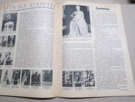 Kotiliesi 1937 nr 9, kansikuva Äitien juhlapävänä, Vanhuuden turvaa kaikille, Säännöllinen rytmi elämällemme?, Messuilta, Äitienpäivän äiti, Minna Canth, ym.