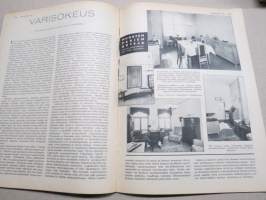 Kotiliesi 1937 nr 9, kansikuva Äitien juhlapävänä, Vanhuuden turvaa kaikille, Säännöllinen rytmi elämällemme?, Messuilta, Äitienpäivän äiti, Minna Canth, ym.