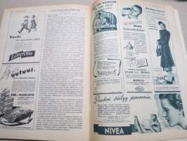 Kotiliesi 1937 nr 9, kansikuva Äitien juhlapävänä, Vanhuuden turvaa kaikille, Säännöllinen rytmi elämällemme?, Messuilta, Äitienpäivän äiti, Minna Canth, ym.