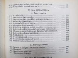 Matematiikan käsikirja - Aritmetiikasta funktio-oppiin, geometriasta vektorilaskentaan