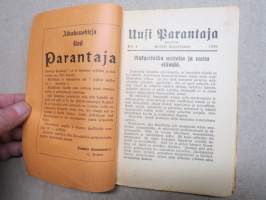 Uusi Parantaja 1926 nro 4 - Luonnonparannusta, luontaista elämää sekä lasten ja nuorison kaswatuksen ja opetuksen uudistusta harrastawa aikakauskirja -magazine