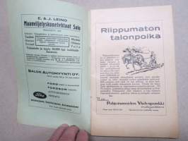 Halikon kihlakunnan maatalousnäyttely Salossa 20-21.7.1935 - kutsu maatalousnäyttelyyn