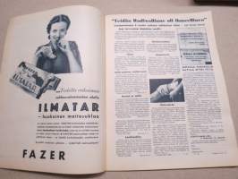 Kotiliesi 1938 nr 22, kansikuva Martta Wendelin, Aino Voipio - Kunnioittakaamme lasta, Puhdetöistä joulun juhlaan, Meidän kodin joulukaitaliina, Poimukirjonta, ym.
