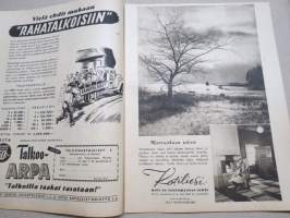 Kotiliesi 1943 nr 21, kansikuva Doris Bengtström, Tyttärien kerho, Lapsemme ja ajanviete-elokuva, Hulda Kontturi - Pukukankaisiin yhdistämme villaa ja pellavaa, ym.