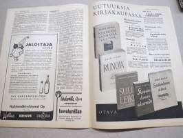 Kotiliesi 1943 nr 21, kansikuva Doris Bengtström, Tyttärien kerho, Lapsemme ja ajanviete-elokuva, Hulda Kontturi - Pukukankaisiin yhdistämme villaa ja pellavaa, ym.