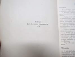 Koulutarpeiden keskuliike Osakeyhtiön Hintaluettelo lukuvuodeksi 1930-1931