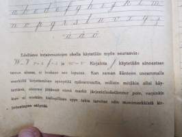 Valistuksen kaunokirjoitusjärjestelmä 2.