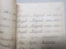 Valistuksen kaunokirjoitusjärjestelmä 2.