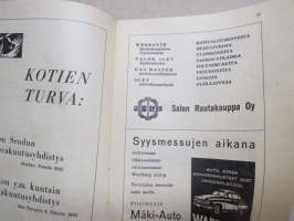 Salon Syysmessut 1963 -käsiohjelma