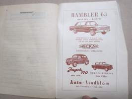 Salon Syysmessut 1963 -käsiohjelma