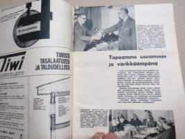 Rautaviesti 1964 nr 7, Nykyaikaiset saumaustarvikkeet, Tee-Se-Itse, Askarteluhuone, Janne Rajamaa - Pudasjärvi, Pikval Oy, ym.