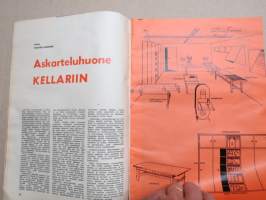 Rautaviesti 1964 nr 7, Nykyaikaiset saumaustarvikkeet, Tee-Se-Itse, Askarteluhuone, Janne Rajamaa - Pudasjärvi, Pikval Oy, ym.