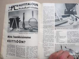 Rautaviesti 1964 nr 7, Nykyaikaiset saumaustarvikkeet, Tee-Se-Itse, Askarteluhuone, Janne Rajamaa - Pudasjärvi, Pikval Oy, ym.