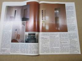 Tekniikan Maailma 1986 nr 9 B, Ovet autoille, Mökin sähköt, vesipumppuja, seinät &amp; katot, Öljyliekki lämmittää, Puolitoista kerrosta paalujen varaan, ym.