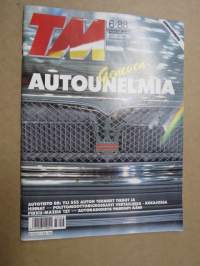Tekniikan Maailma 1988 nr 6, Autounelmia, Lisää liituraitaa, Galliasta arktisiin onnettomuuksiin, Asema avaruuteen, Unelmatehtaat, Kerralla uutta, ym.