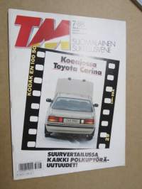 Tekniikan Maailma 1988 nr 7, Suomalainen sukellusvene, Koeajossa Toyota Carina, Katsastuksen kiemurat, Sukellus paratiisiin, Toisenlainen villilänsi, ym.