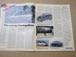 Tekniikan Maailma 1995 nr 8, Hannu Mikkola koeajoi DTM-Opelin, Tila-autoja Portugalissa, Yksi kolmesta muskettisoturista, Vakioautoluokka huipulta, ym.