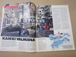 Tekniikan Maailma 1996 nr 5, Koeajossa BMW 523i, Renault Next -Tulevaisuuden tulkki, Kaikki valmiina, Tallinvaihtajien ja turvallisuuden vuoksi, ym.