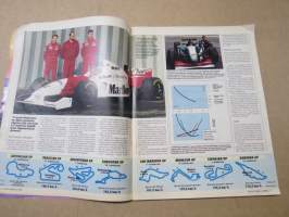 Tekniikan Maailma 1996 nr 5, Koeajossa BMW 523i, Renault Next -Tulevaisuuden tulkki, Kaikki valmiina, Tallinvaihtajien ja turvallisuuden vuoksi, ym.