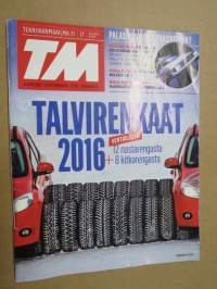 Tekniikan Maailma 2015 nr 17, Talvirenkaat 2016, Harrastuksena formula 1, Jaguar XF, Maailmanmestari kidnapattin, Tervetuloa tulevaisuuteen, ym.