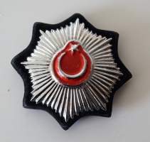 Polis Badge Turkki - poliisin  merkki metallia 5,5 cm  - poliisi