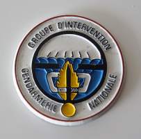 Gendarmerie nationale Ranska  - poliisin  merkki muovia 6 cm  - poliisi