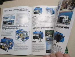 Yamaha Generaattorit -myyntiesite / sales brochure