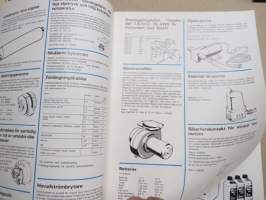 Volvo Penta tillbehör - inombordsmotorer och aquamatic -myyntiesite / sales brochure, in swedish