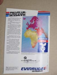 Evinrude perämoottorit -myyntiesite / sales brochure