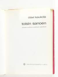 Toisin sanoen