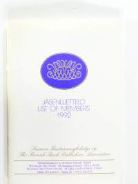Suomen kustannusyhdistys – Jäsenluettelo 1992