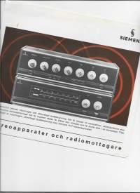 Siemens - stereoapparater och radiomottagare - esite 6 sivua