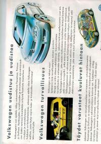 Myyntiesite  Volkwagen   menestysmallisto 1998.