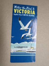 Victoria - Capital City of British Columbia - Trans-Canada Airlines / Air Canada -esite / brochure