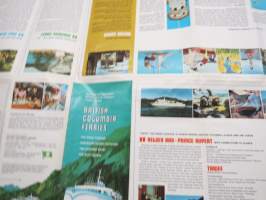 British Columbia Ferries - The Inside Passage /  Vancouver Island / The Sunshine Coast / The Gulf Islands -esite / brochure