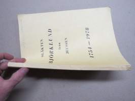 Släkten Björklund från Jeussen 1754-1978 -släkttabeller / sukutaulut