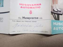 Husqvarna Automatic ompelukone -myyntiesite