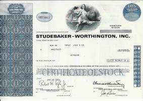 Studebaker - Worthington Inc   USA  1976  - ulkomainen osakekirja