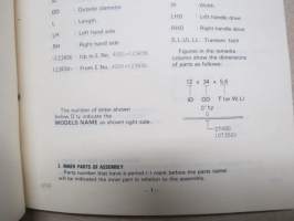 Suzuki DT40G, DT35G outboard, nr 4001-051001-&gt; parts catalogue -perämoottori, varaosaluettelo