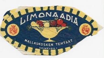 Limonaadia -   juomaetiketti