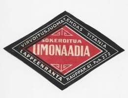 Limonaadia  -   juomaetiketti