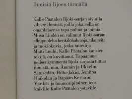 Ihmisiä Iijoen törmällä