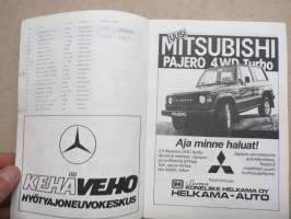 SM Moto-cross 125 cc 28.8.1983 - Suomen Cup 80 cc 27.8.1983, Espoo, Kolmperä - Espoon Moottorikerho -käsiohjelma / program