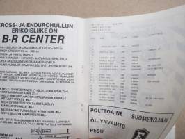 SM Moto-cross 125 cc 28.8.1983 - Suomen Cup 80 cc 27.8.1983, Espoo, Kolmperä - Espoon Moottorikerho -käsiohjelma / program