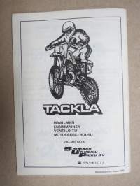 SM Moto-cross 125 cc 28.8.1983 - Suomen Cup 80 cc 27.8.1983, Espoo, Kolmperä - Espoon Moottorikerho -käsiohjelma / program