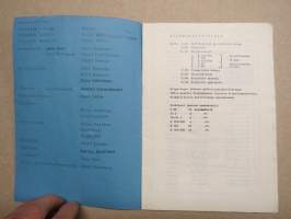 X Syysmotocross, Laitila - Krouvinummi, 23.8.1981 -käsiohjelma / program