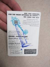 El Al Israel Airlines - Boarding Pass